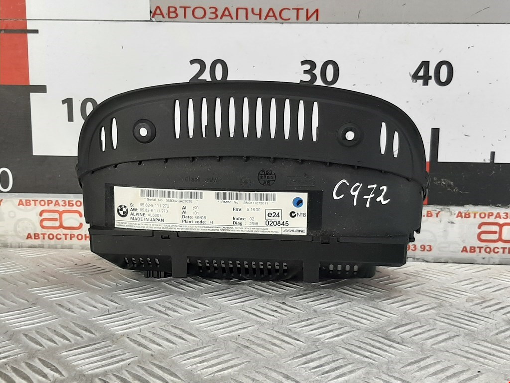 Дисплей информационный (компьютера) BMW 6er E63/E64 2003-2011