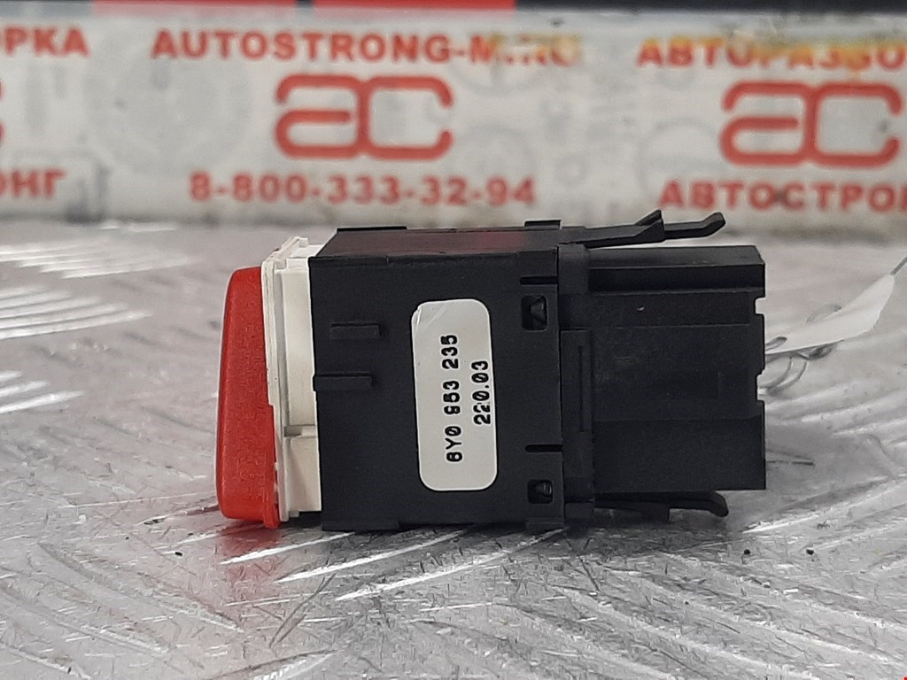 Кнопка аварийной сигнализации (аварийки) SKODA Fabia MK1 1999-2006
