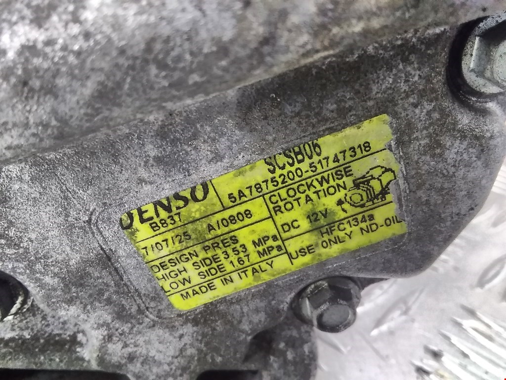 Компрессор кондиционера (системы кондиционирования) FIAT Bravo 2007-2014