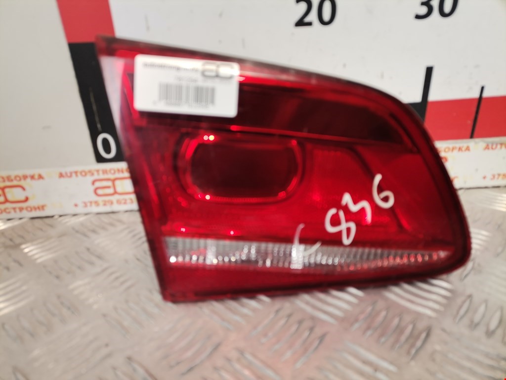 Фонарь задний внутренний левый VOLKSWAGEN Passat B7 2011-2015