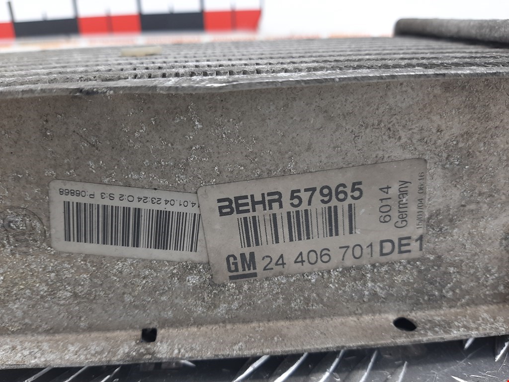 Интеркулер (радиатор интеркулера) OPEL Zafira A 1999-2005