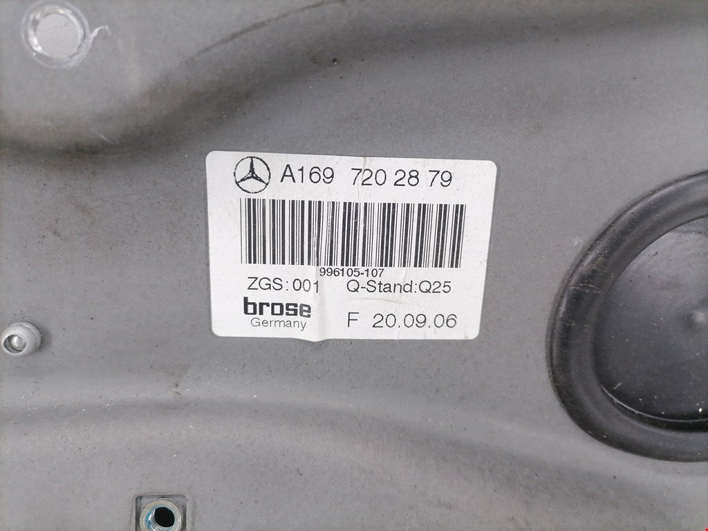 Стеклоподъемник передний правый MERCEDES-BENZ A-Class W169 2004-2012