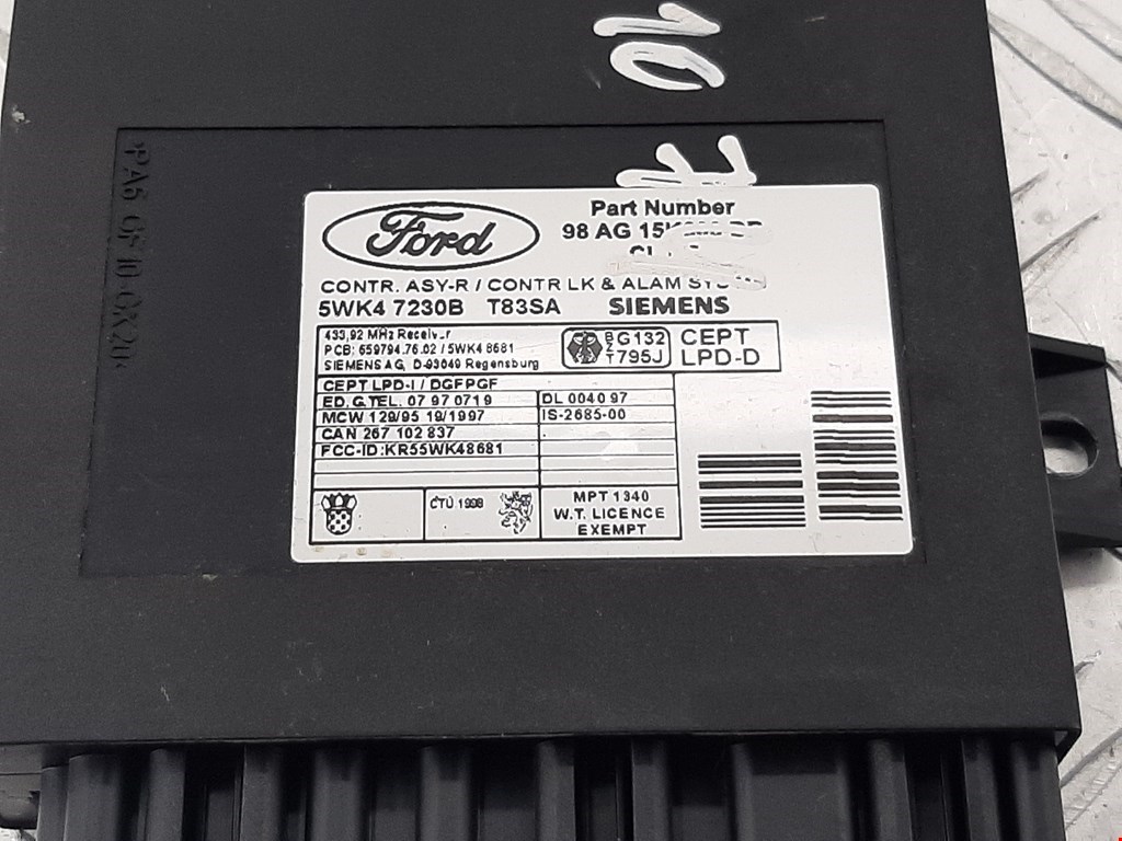 Блок комфорта FORD Focus I 1998-2005