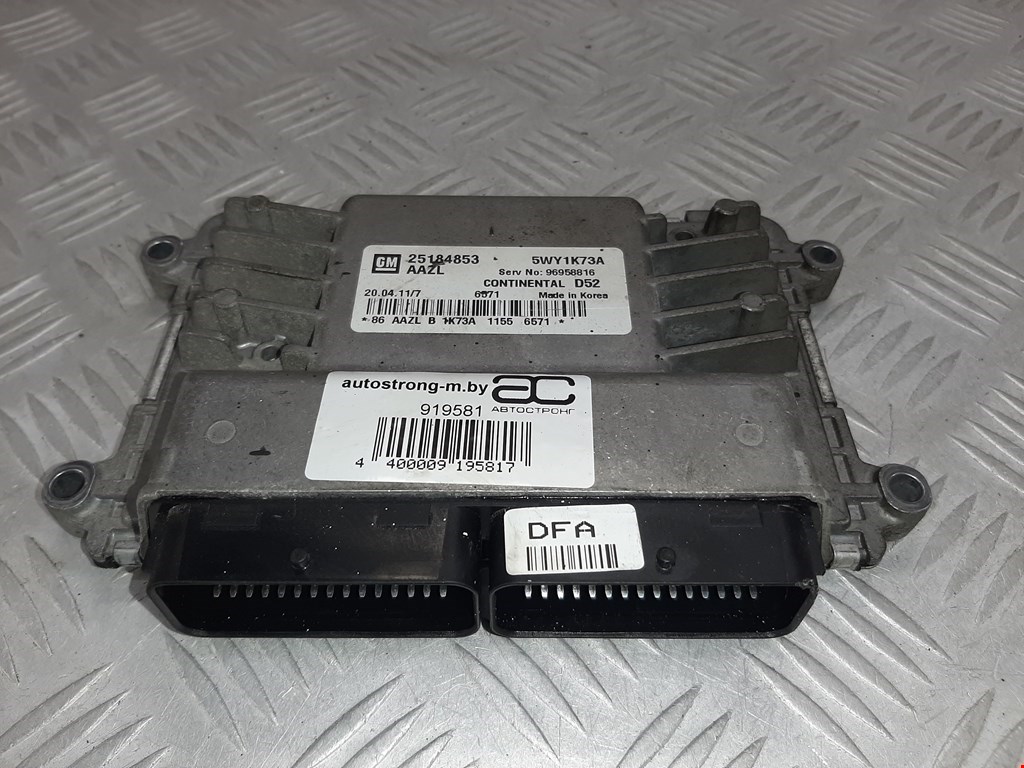 Блок управления двигателем Chevrolet Spark (M300) (2009-2016)