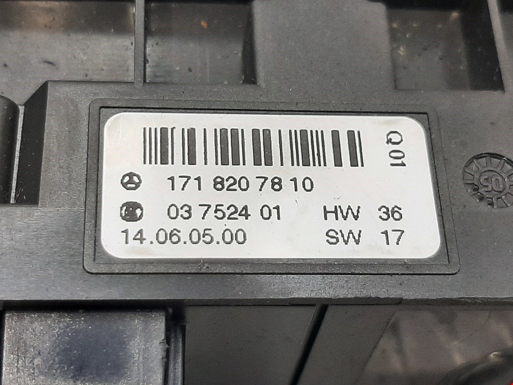 Блок кнопок MERCEDES-BENZ SLK-Class R171 2004-2011