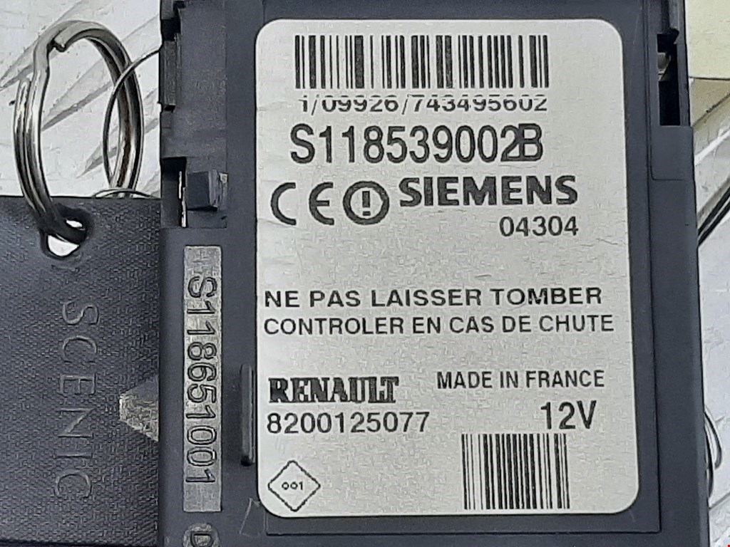 Замок зажигания RENAULT Scenic II 2003-2010