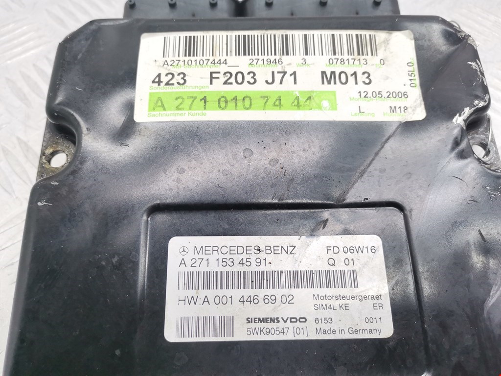 Блок управления двигателя (ЭБУ) MERCEDES-BENZ C-Class C-klasse W203 2000-2007