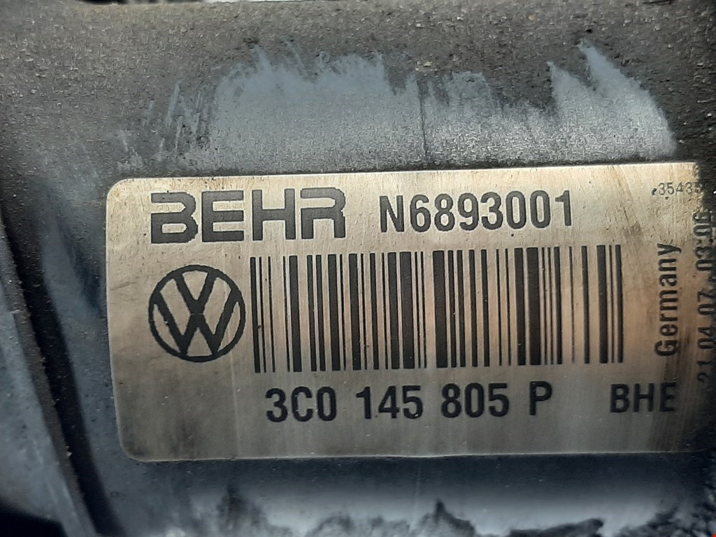 Интеркулер (радиатор интеркулера) VOLKSWAGEN Passat B6 2005-2011