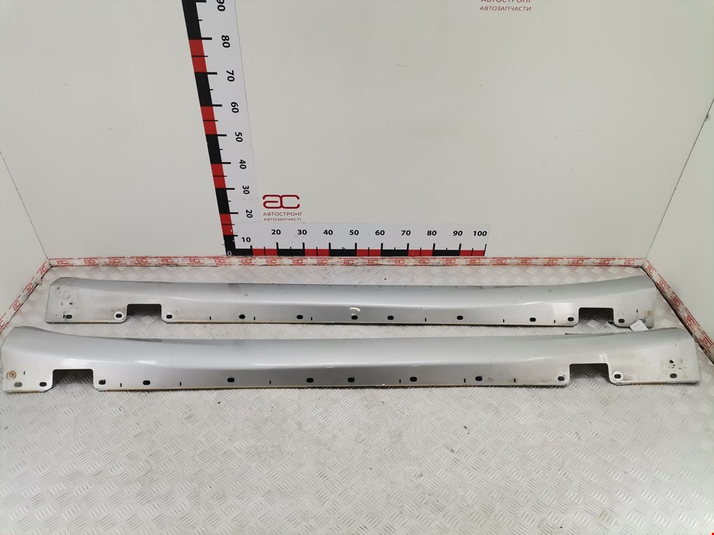 Накладка декоративная на порог (Комплект) Mercedes CLS-Class (W219) (2004-2010)