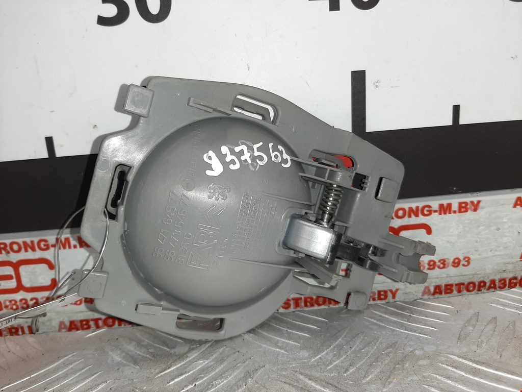 Ручка дверная задняя внутренняя левая CITROEN C3 2002-2009