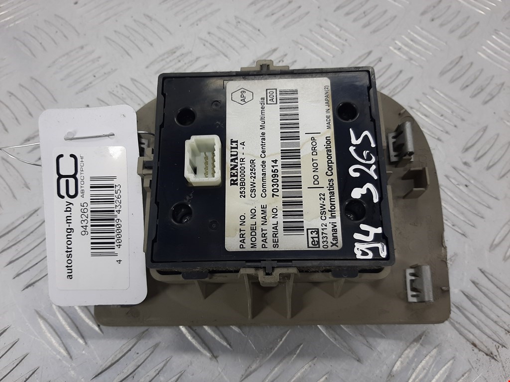 Блок кнопок RENAULT Scenic II 2003-2010