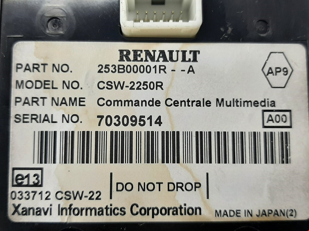Блок кнопок RENAULT Scenic II 2003-2010