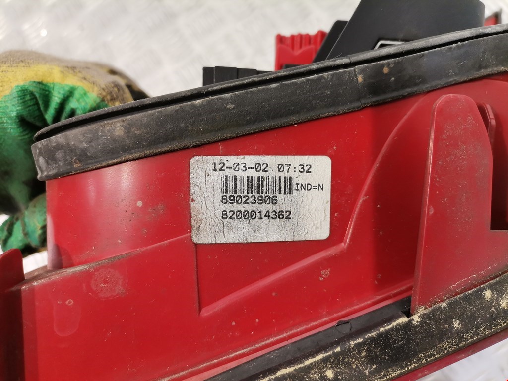 Фонарь задний внутренний левый RENAULT Vel Satis 2002-2009