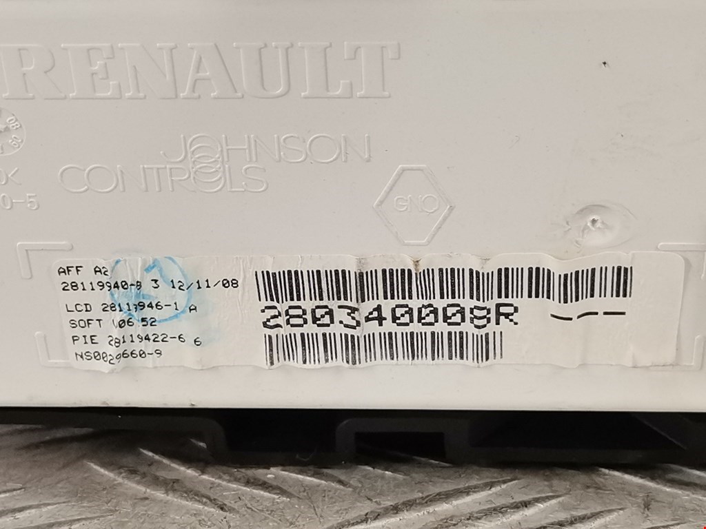 Дисплей информационный (компьютера) RENAULT Megane III 2009-2016