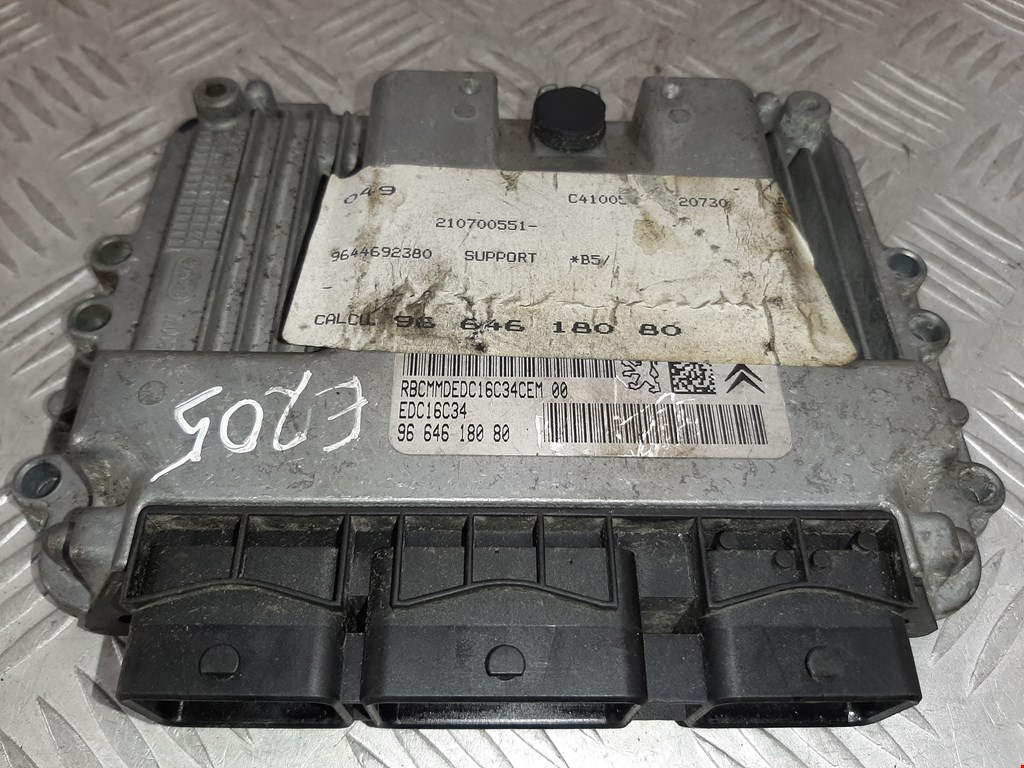 Блок управления двигателя (ЭБУ) CITROEN C4 I 2004-2014