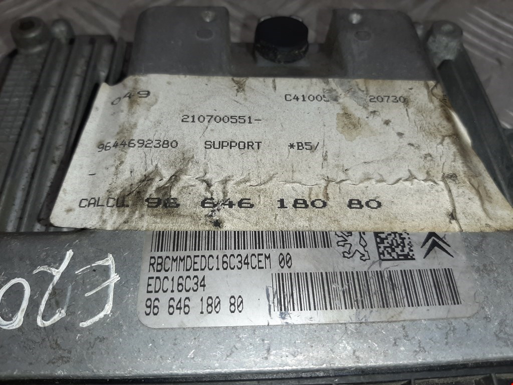 Блок управления двигателя (ЭБУ) CITROEN C4 I 2004-2014