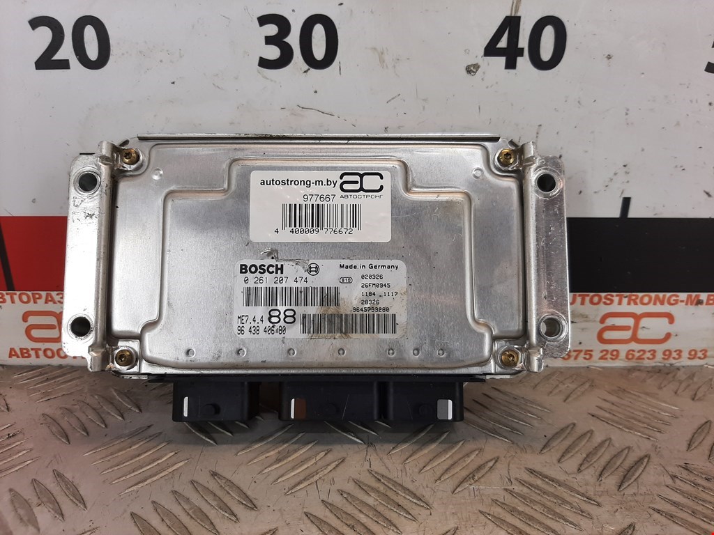 Блок управления двигателя (ЭБУ) PEUGEOT 307 2001-2008