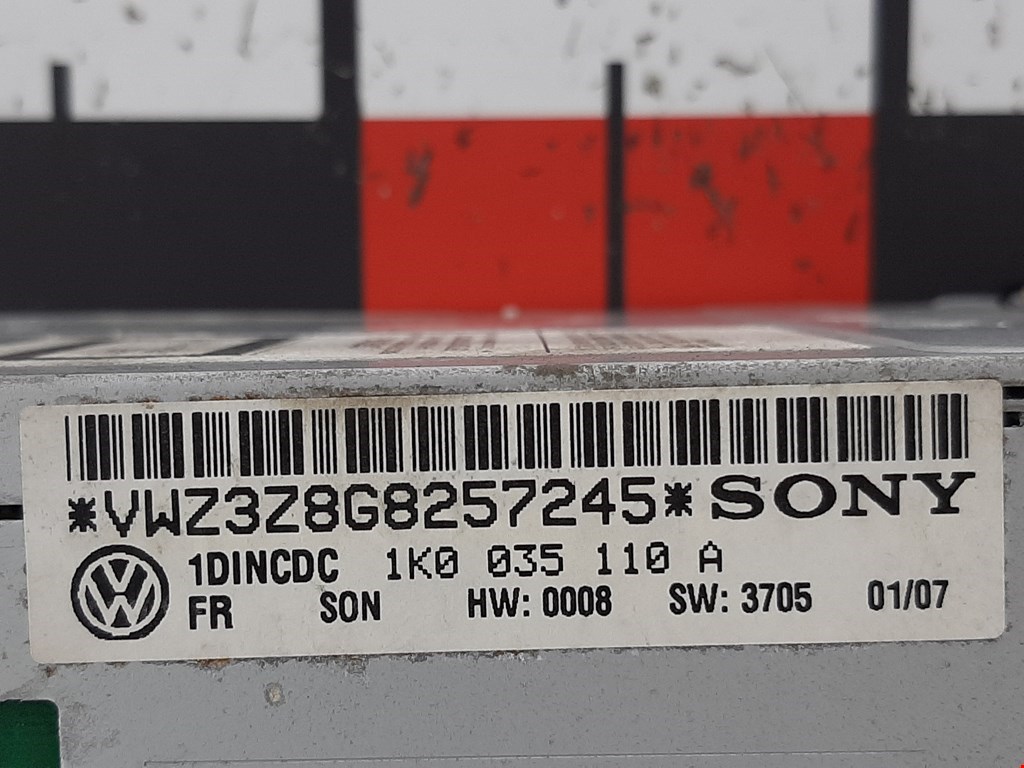 Ченджер компакт дисков VOLKSWAGEN Eos 2006-2015