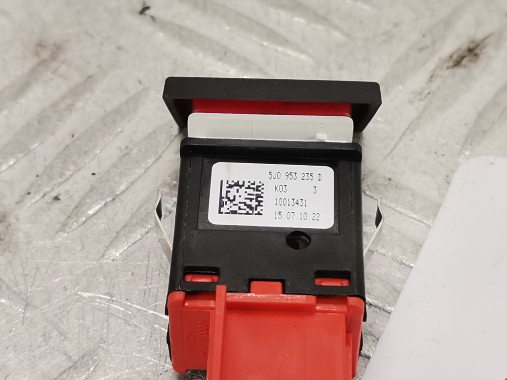 Кнопка аварийной сигнализации (аварийки) SKODA Fabia MK2 5J 2007-2014