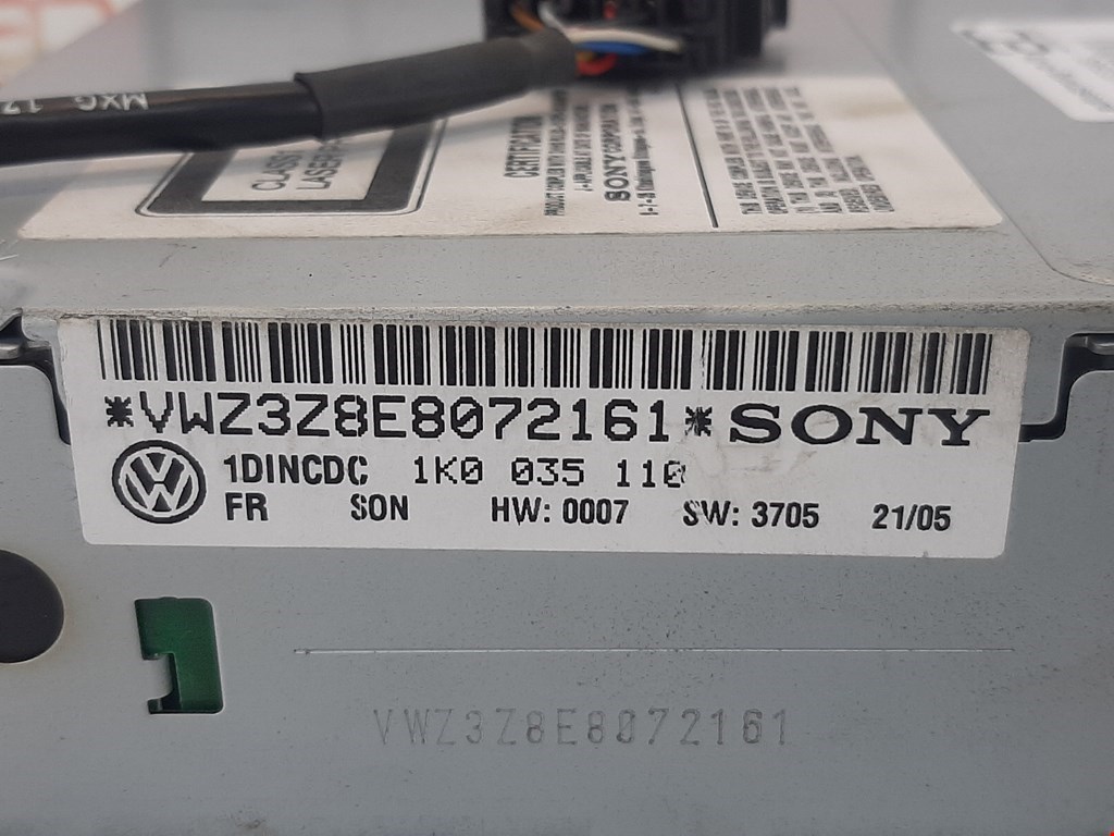 Ченджер компакт дисков VOLKSWAGEN Golf V 2003-2009