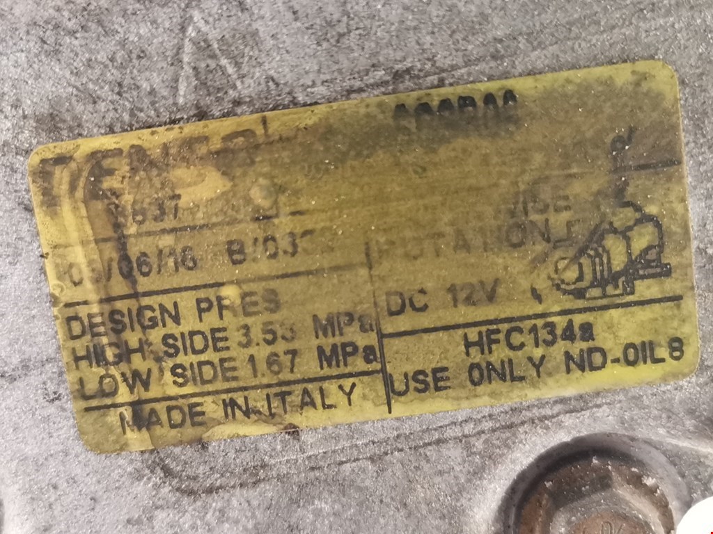 Компрессор кондиционера (системы кондиционирования) FIAT Punto II (188) 1999-2007