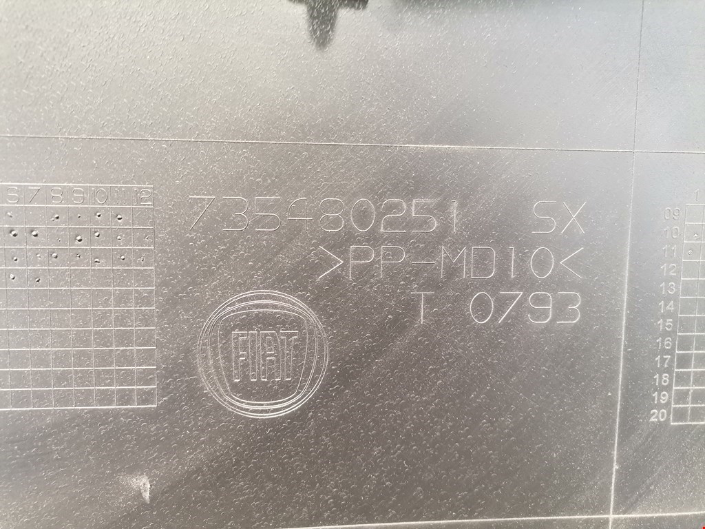 Обшивка двери задняя левая FIAT Doblo 2 2009-2014