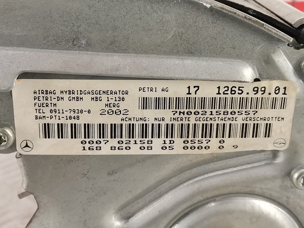 Подушка безопасности пассажирская (в торпедо) MERCEDES-BENZ Vaneo 2001-2005