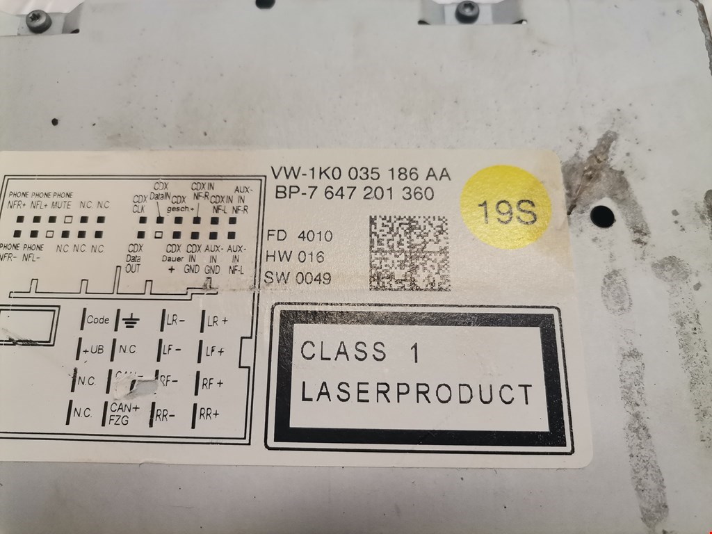 Магнитола VOLKSWAGEN Golf VI 2009-2012