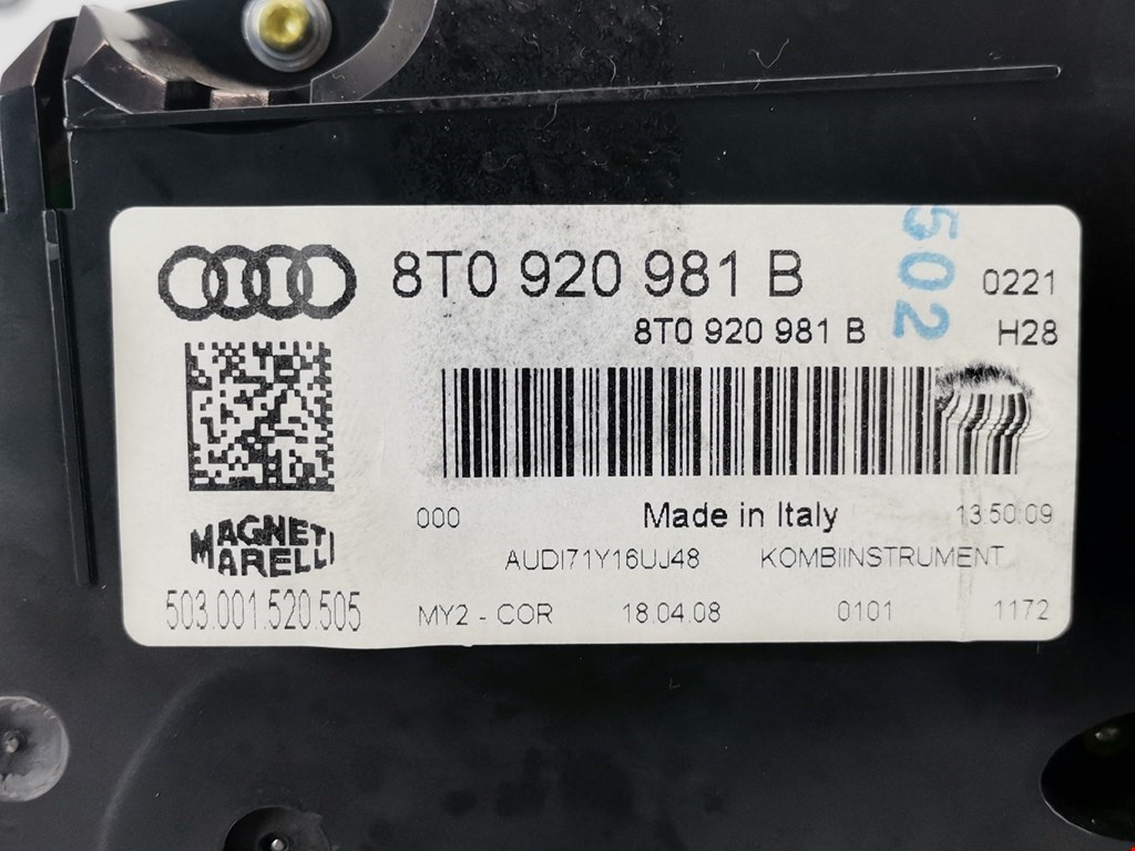 Панель приборов (щиток) AUDI A5 2007-2016