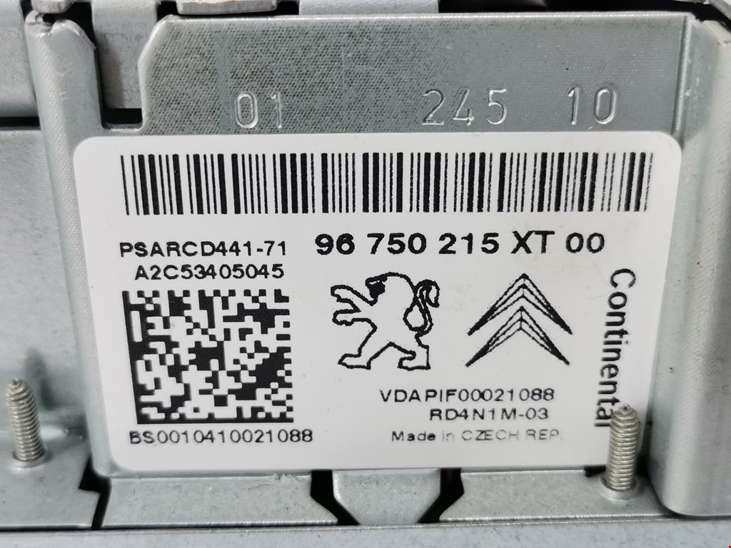 Магнитола CITROEN C3 2009-2016