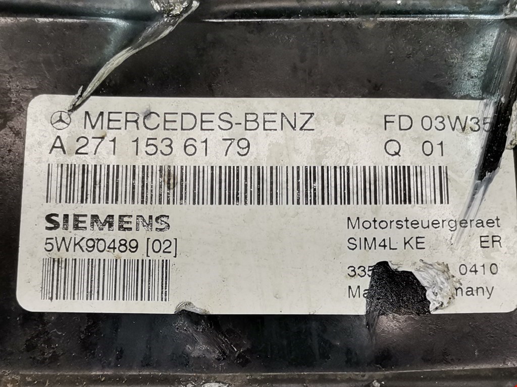 Блок управления двигателя (ЭБУ) MERCEDES-BENZ C-Class C-klasse W203 2000-2007