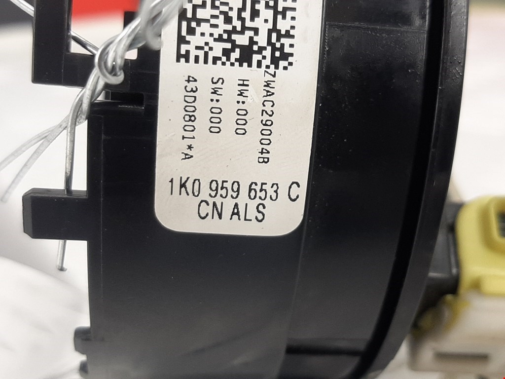 Механизм подрулевой для SRS (ленточный) VOLKSWAGEN Touran 2003-2010