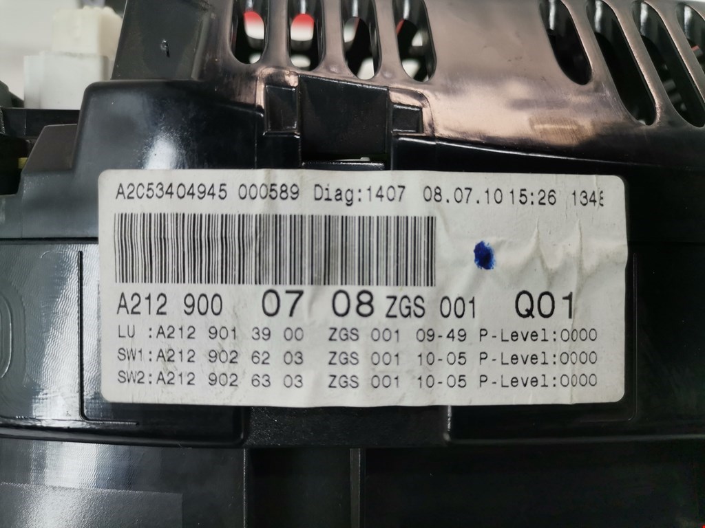 Панель приборов (щиток) MERCEDES-BENZ E-Class W212, S212, C207 2009-2016