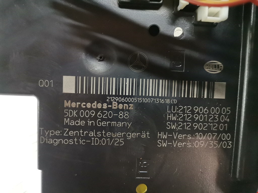 Блок комфорта MERCEDES-BENZ E-Class W212, S212, C207 2009-2016