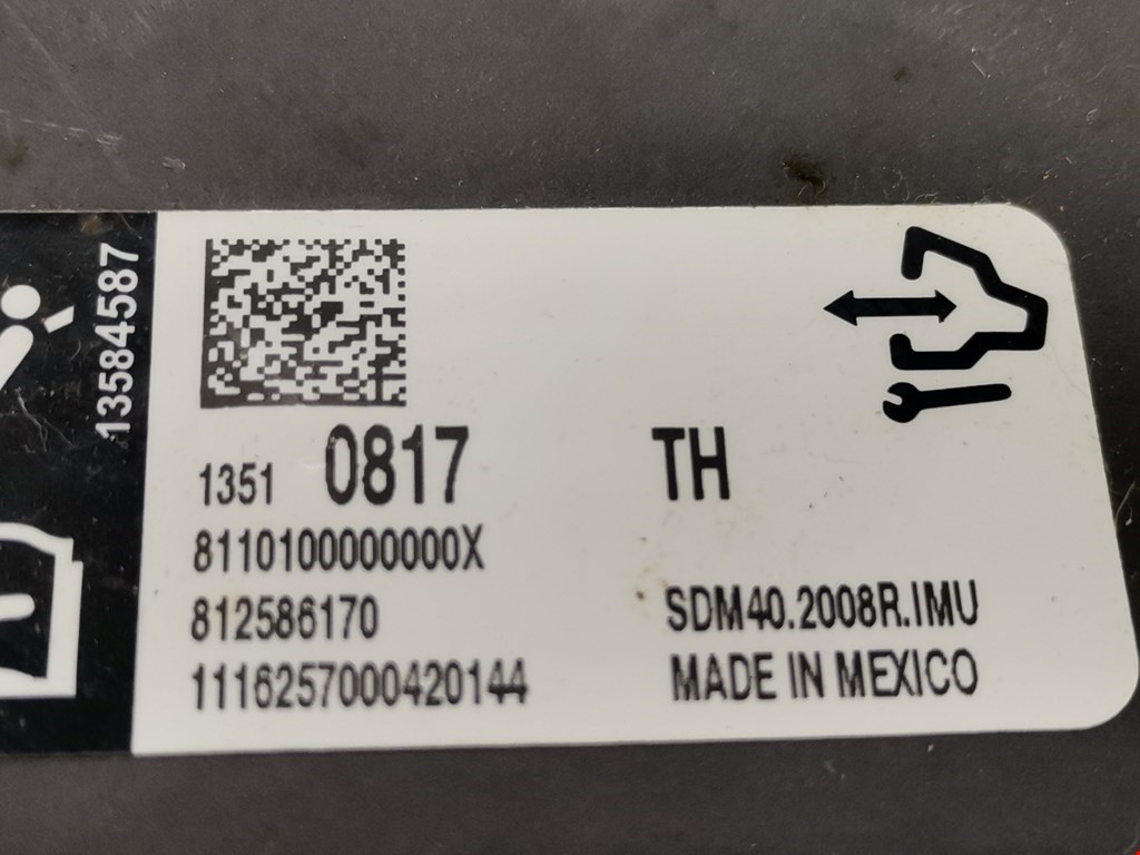 Блок управления AIR BAG CHEVROLET Malibu 2015-н.в.