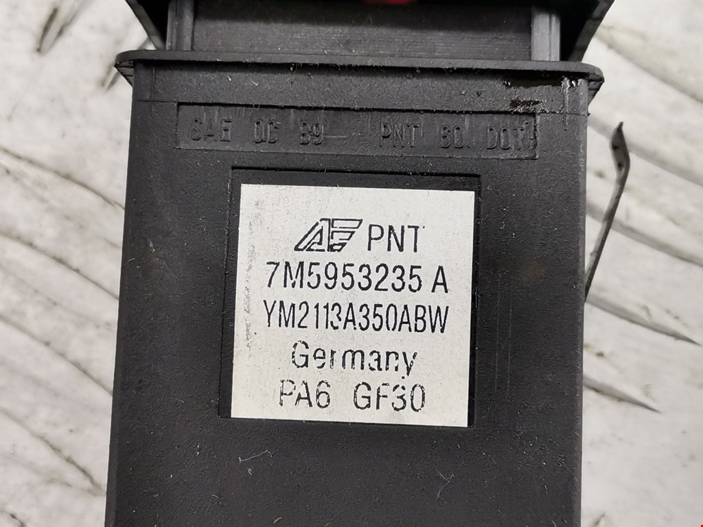 Кнопка аварийной сигнализации (аварийки) FORD Galaxy 1995-2005