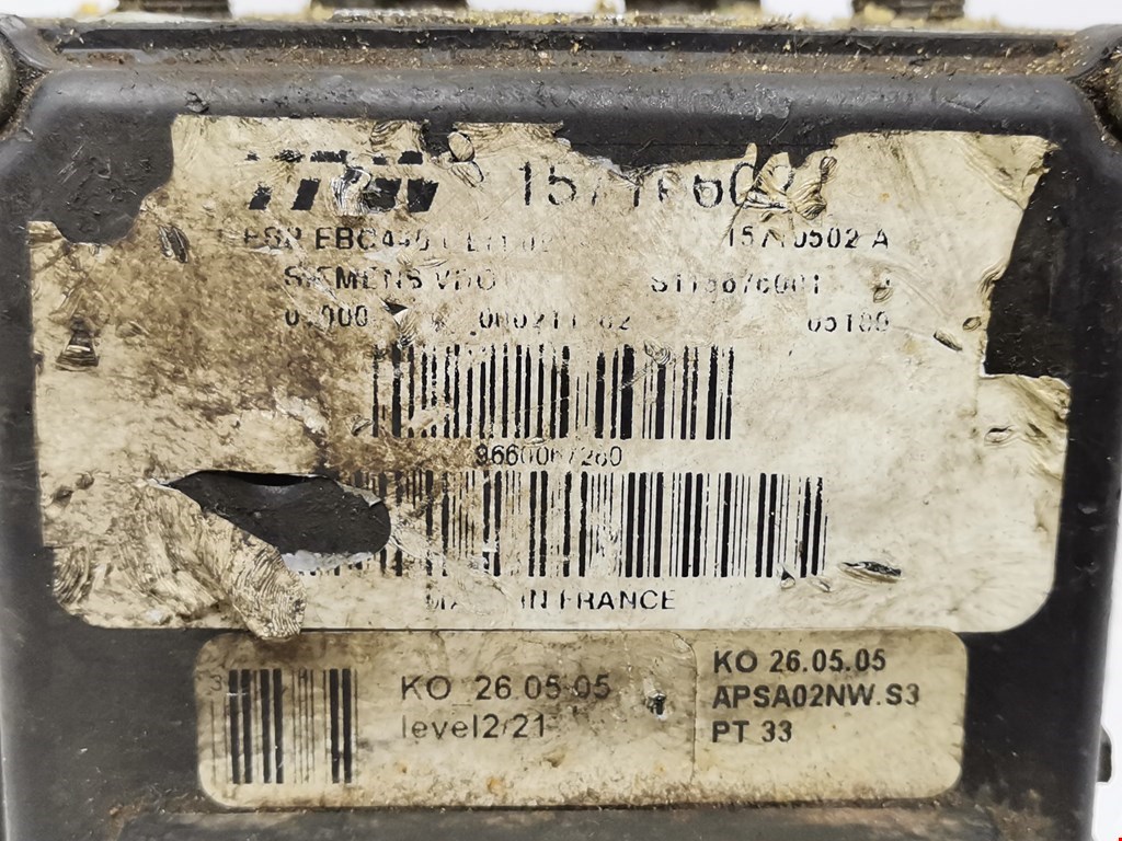Блок ABS (насос) PEUGEOT 407 2004-2010