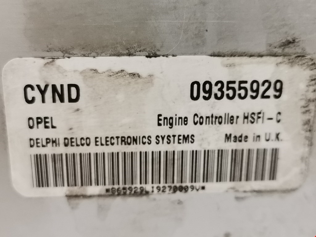 Блок управления двигателя (ЭБУ) OPEL Astra G 1998-2005
