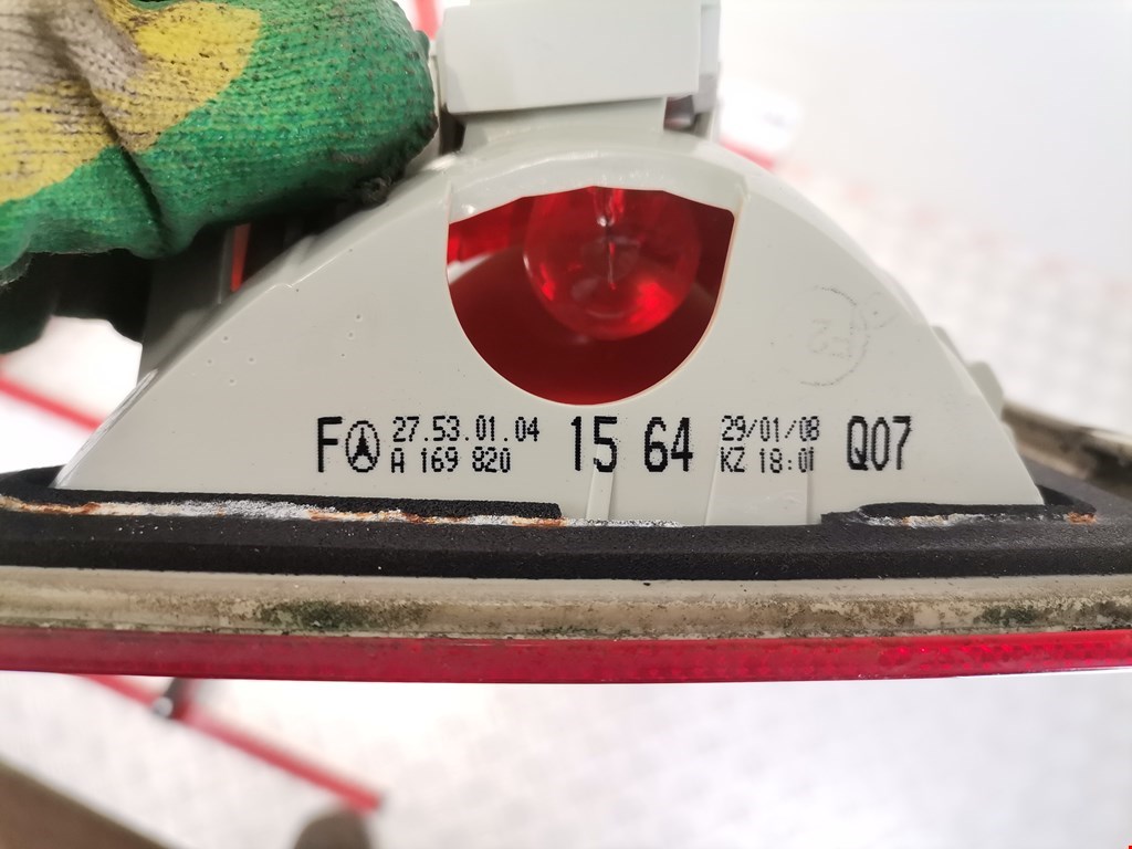 Фонарь задний внутренний левый MERCEDES-BENZ B-Class W245 2005-2011