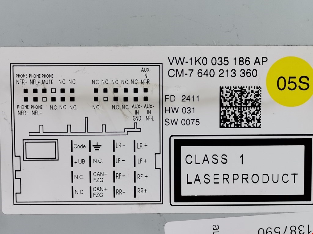 Магнитола VOLKSWAGEN Passat B7 2011-2015