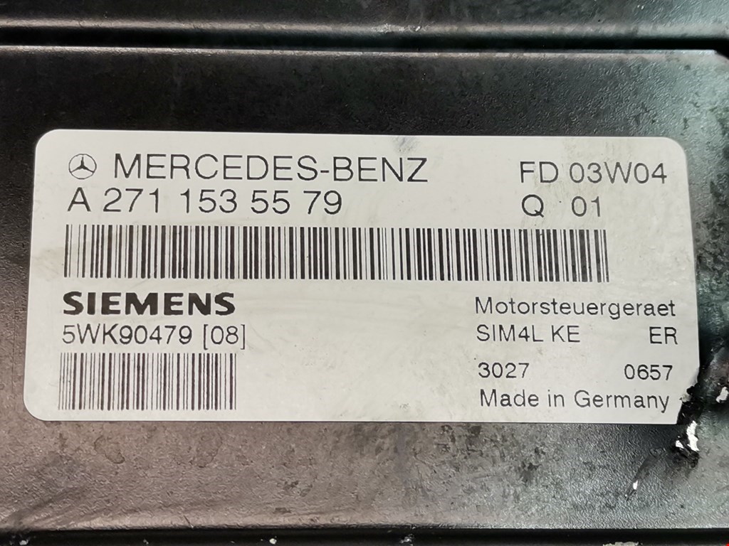 Блок управления двигателя (ЭБУ) MERCEDES-BENZ C-Class C-klasse W203 2000-2007