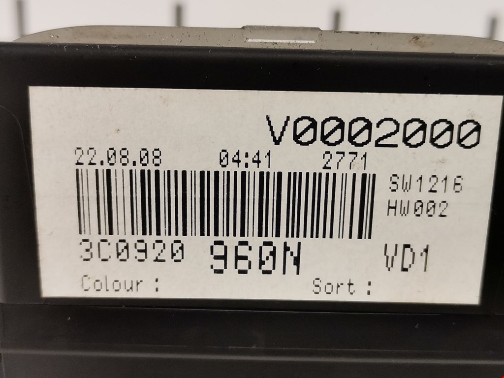 Панель приборов (щиток) VOLKSWAGEN Passat B6 2005-2011