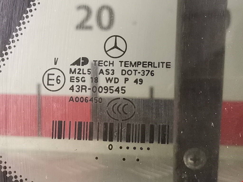 Стекло кузовное глухое правое MERCEDES-BENZ GL-Class I X164 2006-2012