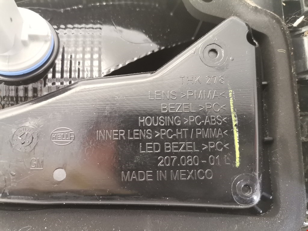 Фонарь задний внутренний левый CHEVROLET Equinox 2017-н.в.