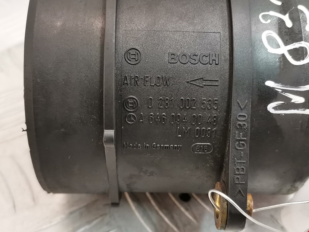 Расходомер воздуха (массметр, датчик ДМРВ) MERCEDES-BENZ C-Class C-klasse W203 2000-2007