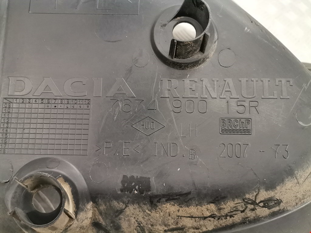 Локер (подкрылок) задний левый DACIA Duster Duster I 2010-2017