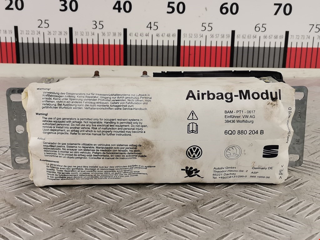 Подушка безопасности пассажирская (в торпедо) Skoda Fabia 1 (1999-2007)