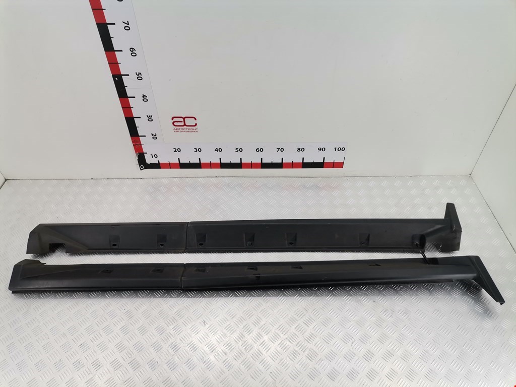 Накладка декоративная на порог (Комплект) Jeep Compass 1 (MK) (2006-2016)