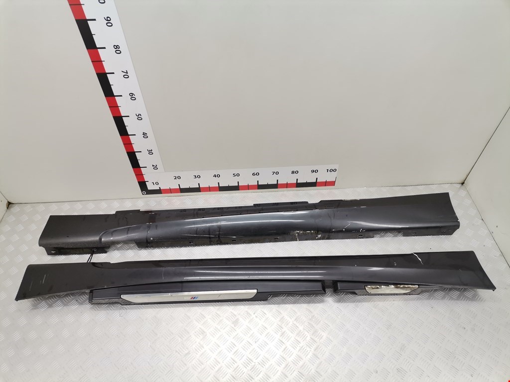 Накладка декоративная на порог (Комплект) BMW 1-Series (E81/E82/E87/E88) (2004-2014)