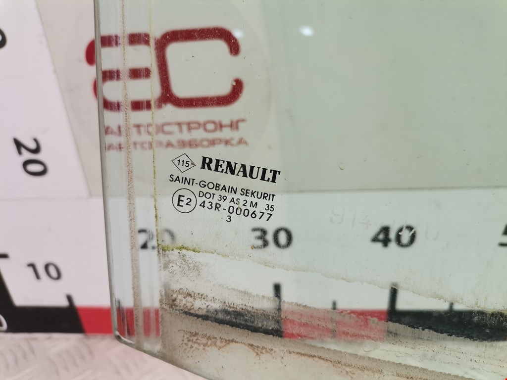 Стекло двери заднее правое RENAULT Vel Satis 2002-2009